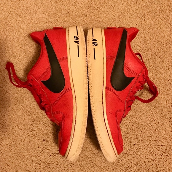 Nike Air Force 1 Heels Zwart